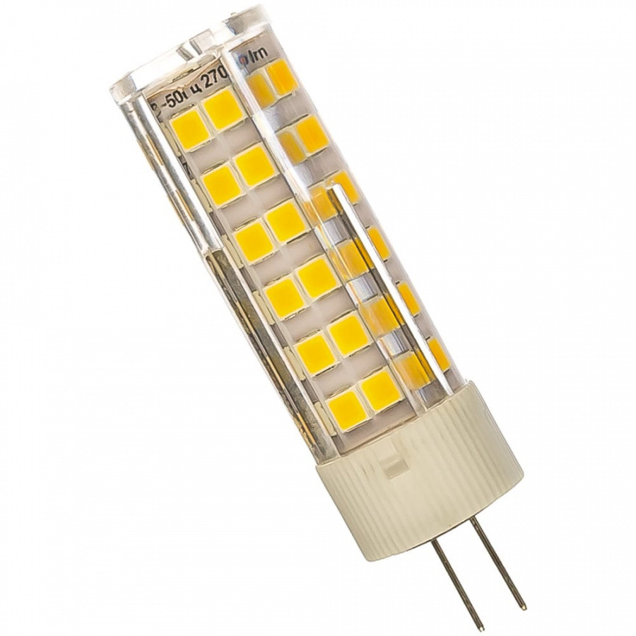 Светодиодная лампа ЭРА LED smd JC-7w-220V-corn, ceramics-827-G4