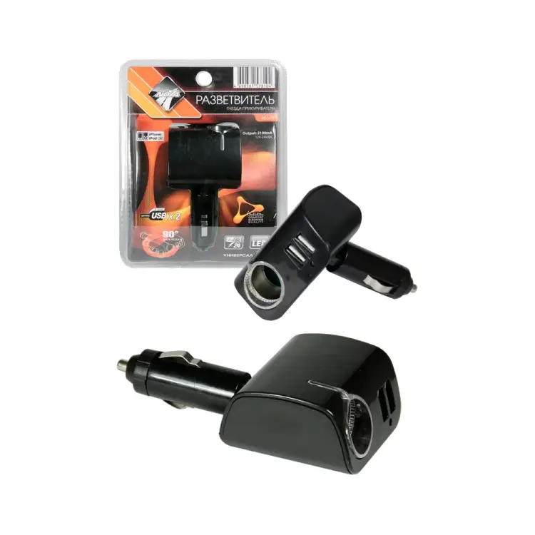 Разветвитель электропитания от прикуривателя Nova Bright fusion 46548