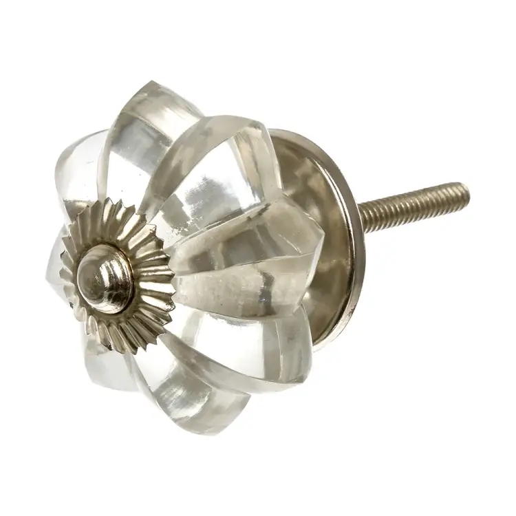 Стеклянная ручка для мебели BlumenHaus Хрусталь 66318 Стеклянная ручка для мебели BlumenHaus Хрусталь 66318