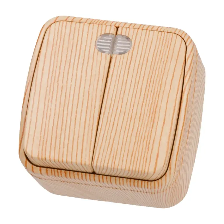 2-клавишный выключатель TDM ELECTRIC Дача Народная SQ1824-0054