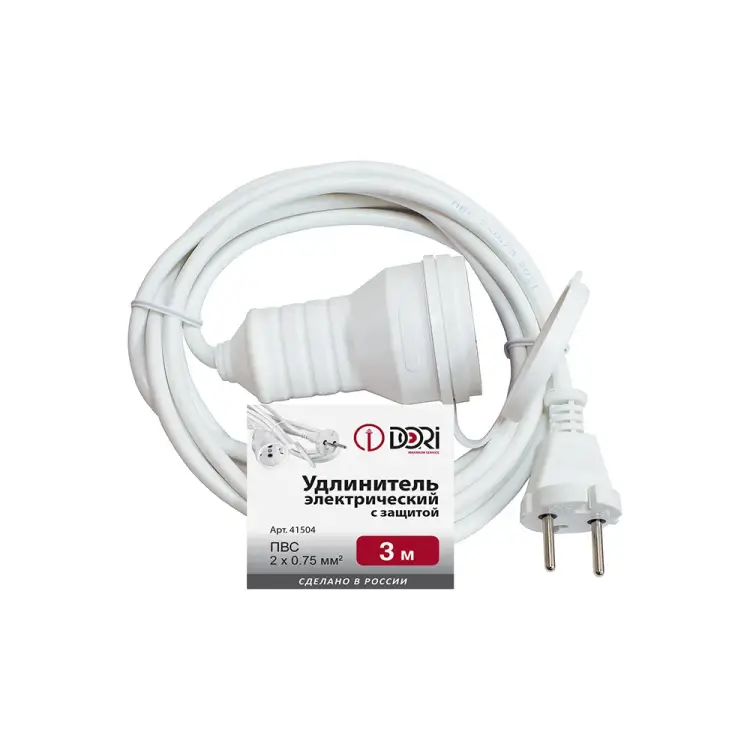 Электрический удлинитель DORI 41504