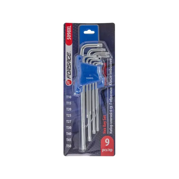 Набор Г-образных ключей Forsage F-5098XL(6539)