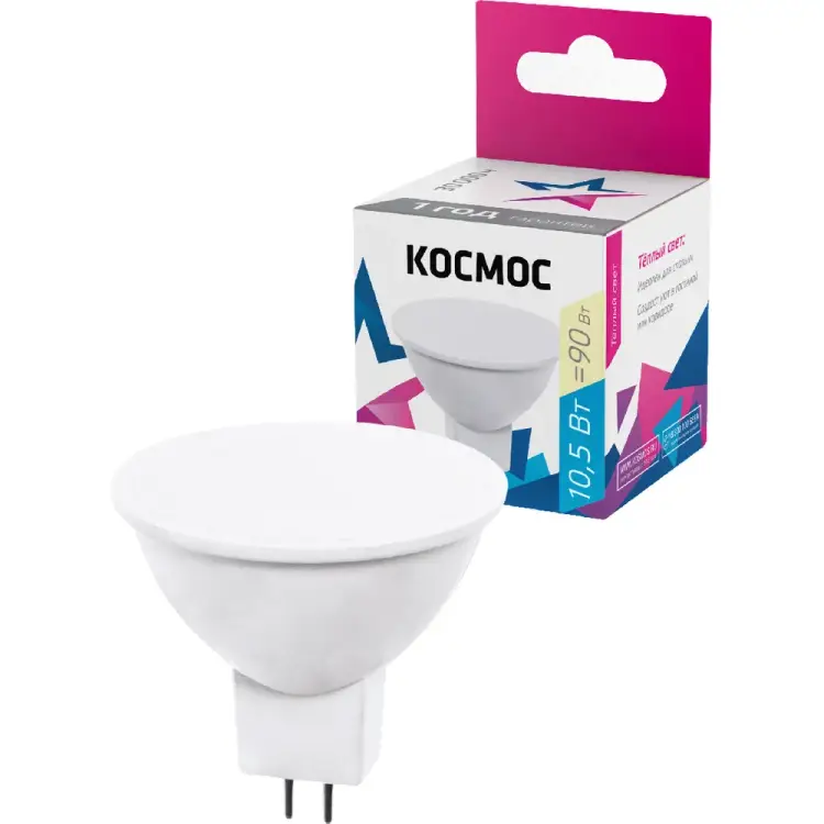 Светодиодная лампа КОСМОС Basic LkecLED10.5wJCDRC30