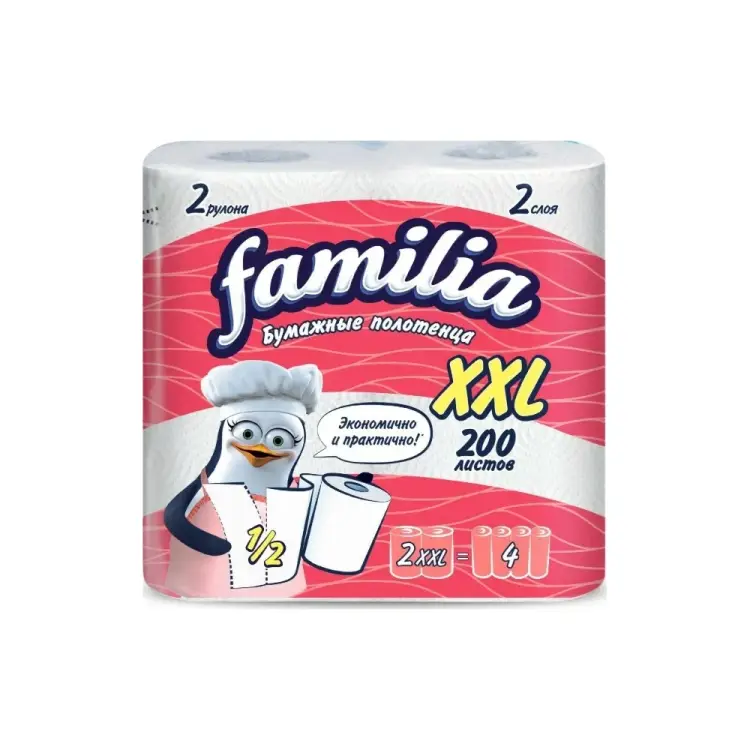 Бумажные полотенца FAMILIA 1015031317