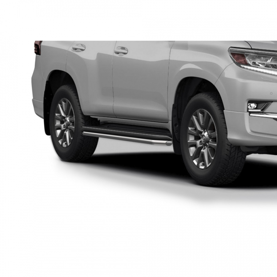 Защита штатных порогов для Toyota Land Cruiser Prado 150 2009-нв Rival R.5704.016