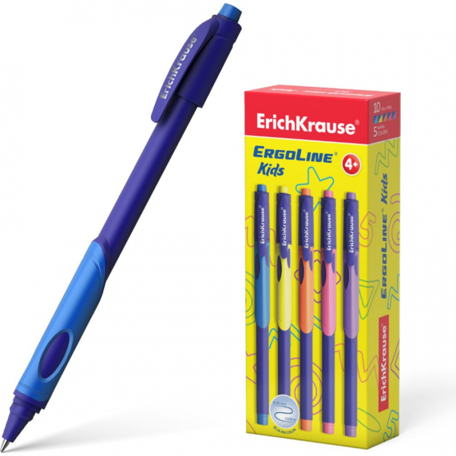 Шариковая ручка ErichKrause ErgoLine Kids