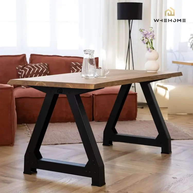 Металлические ножки для стола подстолье в стиле "LOFT" WHEHOME WHdb20240015