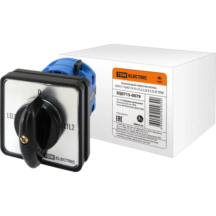 Переключатель TDM ELECTRIC КПУ11-10/67 SQ0715-0079