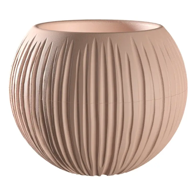 Кашпо bmc КШ-9635 Сфера диаметр 13.5 см, высота 16 см, 1.7 л, фраппе 067473 Кашпо bmc КШ-9635 Сфера диаметр 13.5 см, высота 16 см, 1.7 л, фраппе 067473