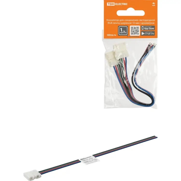 Коннектор для соединения светодиодной rgb ленты шириной TDM ELECTRIC SQ0331-0410