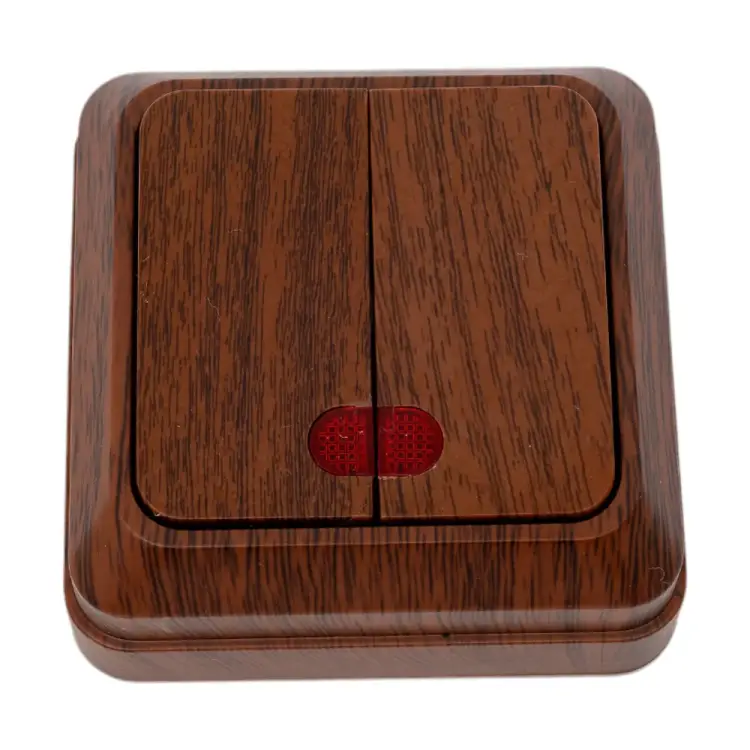 Двухклавишный выключатель Intro Quadro 2-105-10 Б0053770