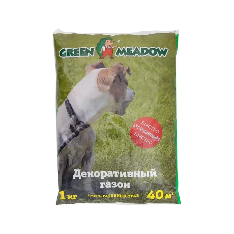 Семена газона для восстановления и ремонта поврежденных участков на газоне GREEN MEADOW 4607160330662 Семена газона для восстановления и ремонта поврежденных участков на газоне GREEN MEADOW 4607160330662