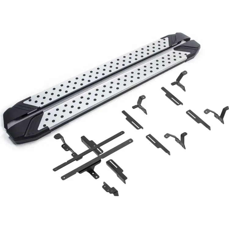 Пороги на авто Geely Monjaro 4WD 2023-, Rival Bmw-Style круг D180AL.1906.1