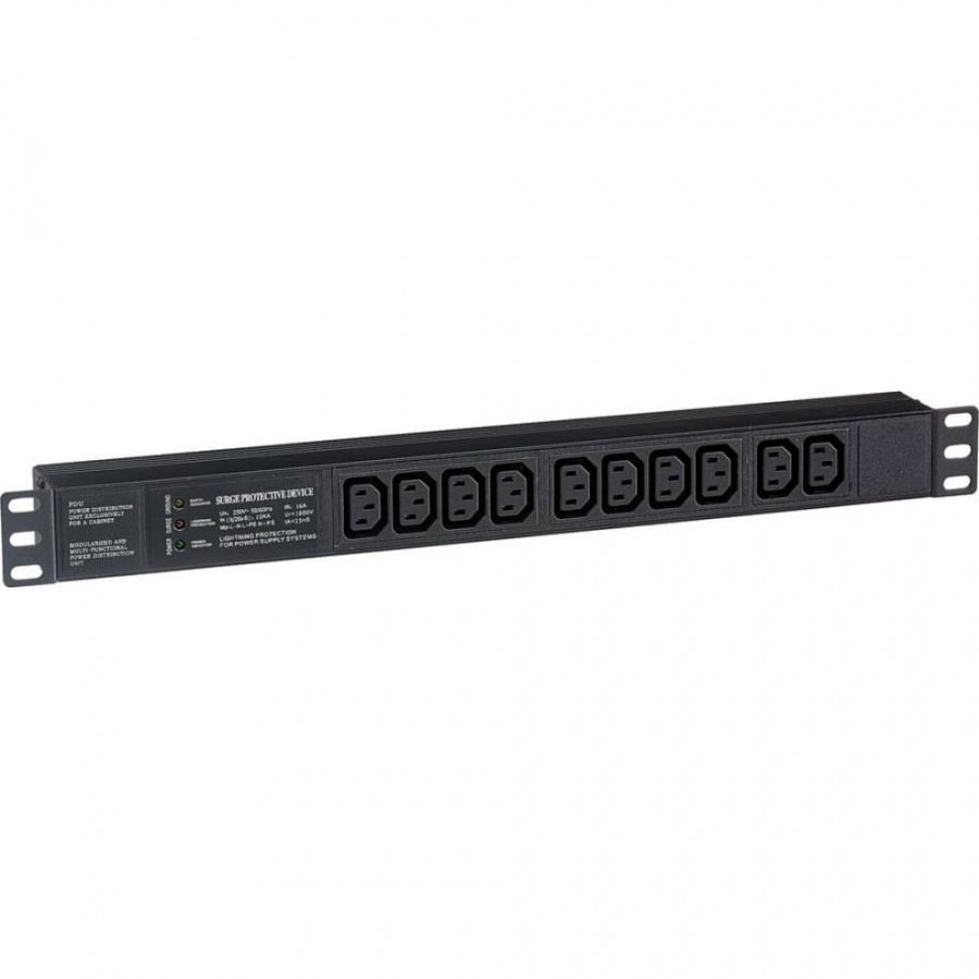 Блок розеток ExeGate ServerPro PDU-19H004. Al-10C13-C14-SPD3.19