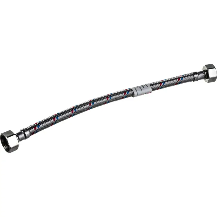 Гибкая подводка для воды Valtec 30 см; 1/2"; гайка-гайка VTf.001.IS.0404030