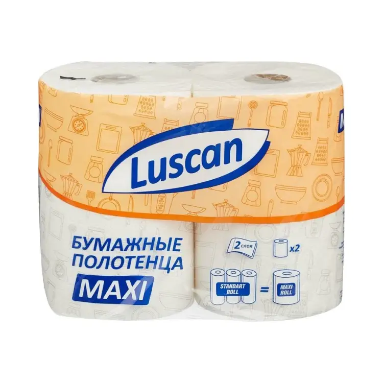 Двухслойные бумажные полотенца Luscan Maxi 880887 Двухслойные бумажные полотенца Luscan Maxi 880887