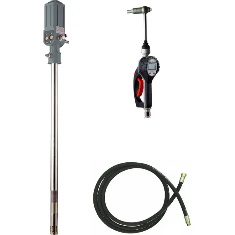 Мобильный комплект для раздачи масла из бочек KraftWell KRW1740