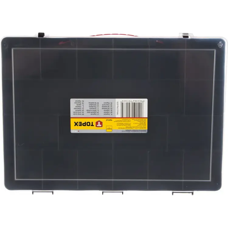 Большой пластмассовый органайзер TOPEX 79R163