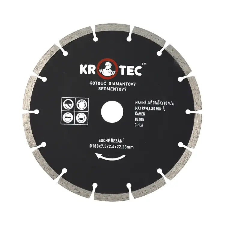 Диск алмазный сегментный KROTEC 3801004