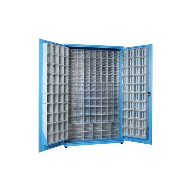 Шкаф Sembol Plastik TDK1 комплект/275 ящиков, 1150x400x1830 мм, синий 25011