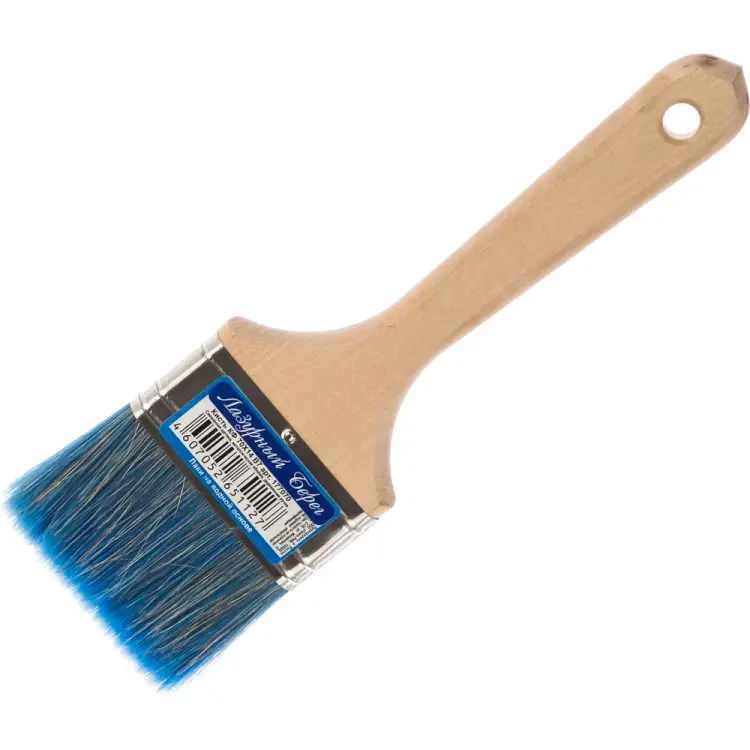 Флейцевая кисть для красок и лаков на водной основе Лазурный берег В7 КФ 70х14 B7