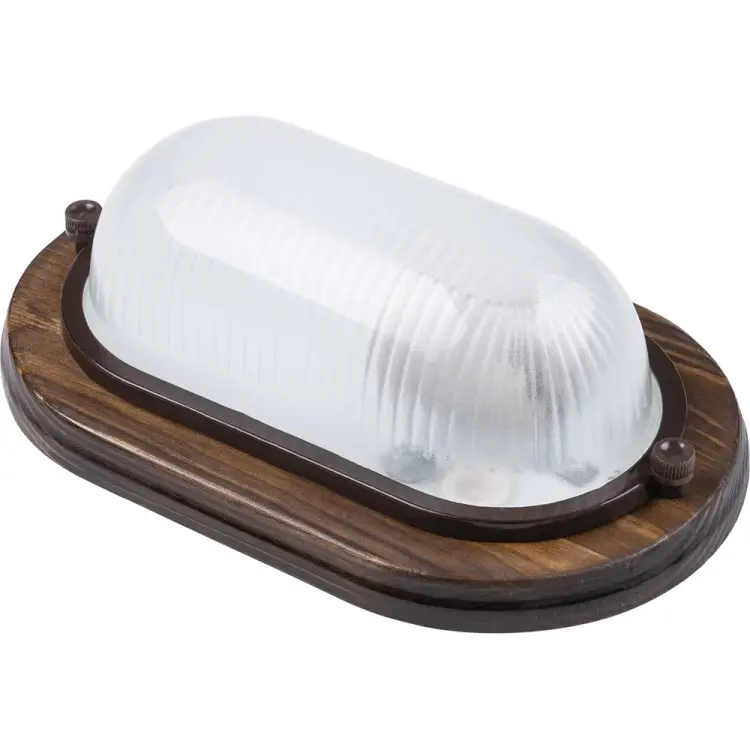 Светильник TDM ELECTRIC НПБ1401 венге овал 60Вт IP54 SQ0303-0435