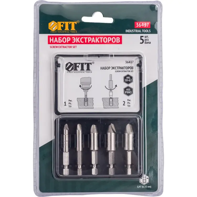 Набор экстракторов FIT 36437 Набор экстракторов FIT 36437