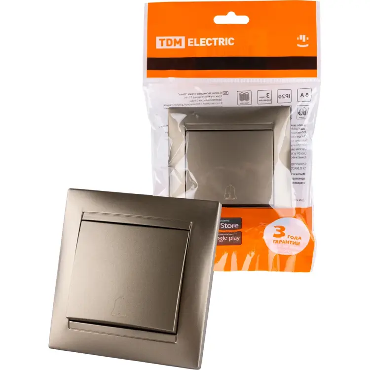 Звонковая кнопка TDM ELECTRIC Лама SQ1815-0708