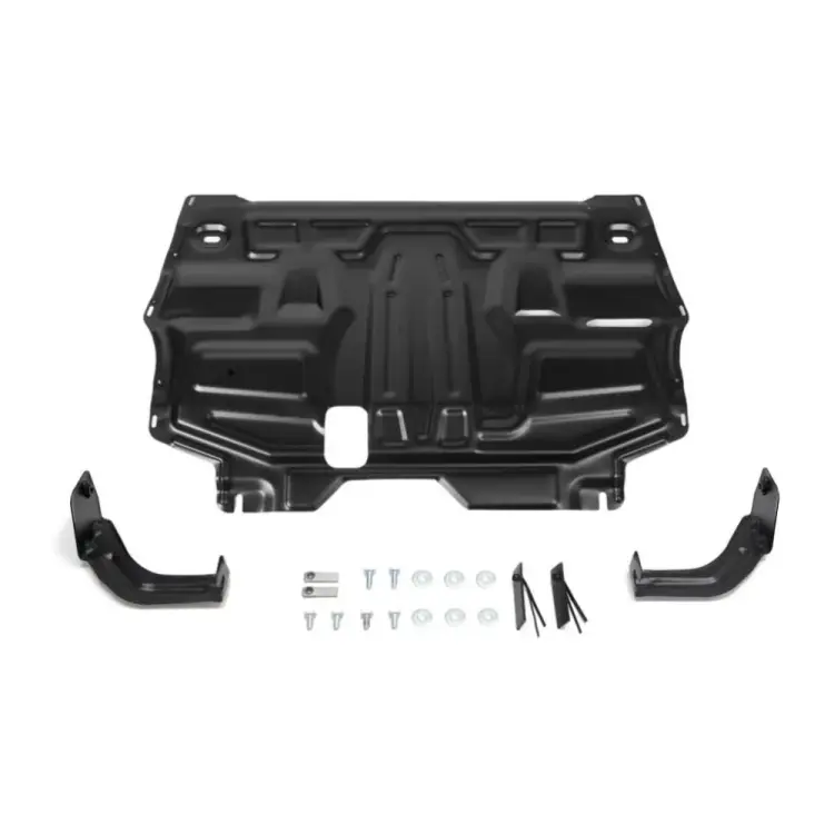 Защита картера и КПП Volkswagen Polo Sedan 2010-2015; 2015-2020, V - 1.6 (85л.с.; 90л.с.; 105л.с.; 110л.с.); 1.4 ( AutoMax AM.5842.2