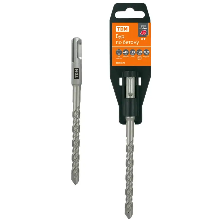 Бур sds-plus по бетону TDM ELECTRIC Рубин SQ1094-0107