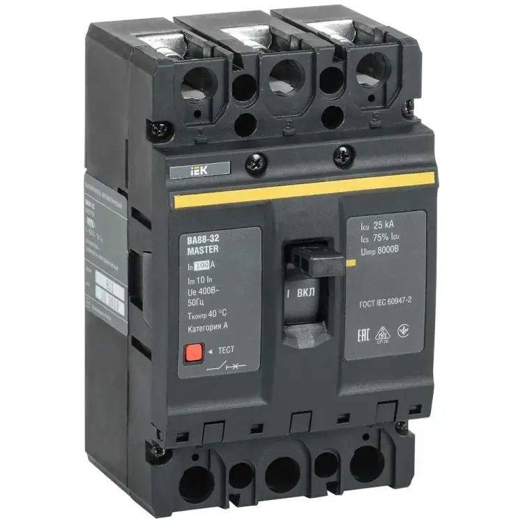 Автоматический выключатель IEK ВА88-32 MASTER SVA10-3-0100-02
