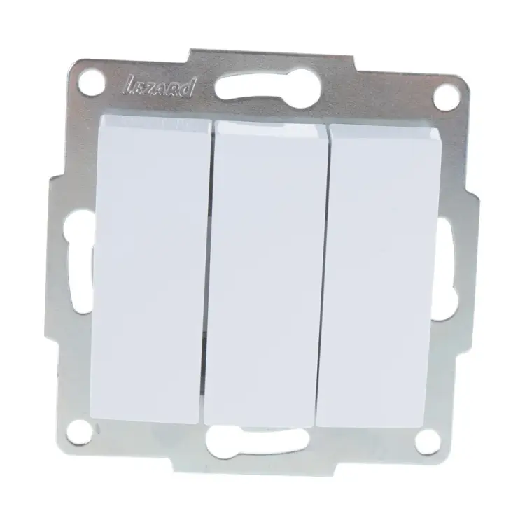 Тройной выключатель Lezard KARINA 707-0288-109