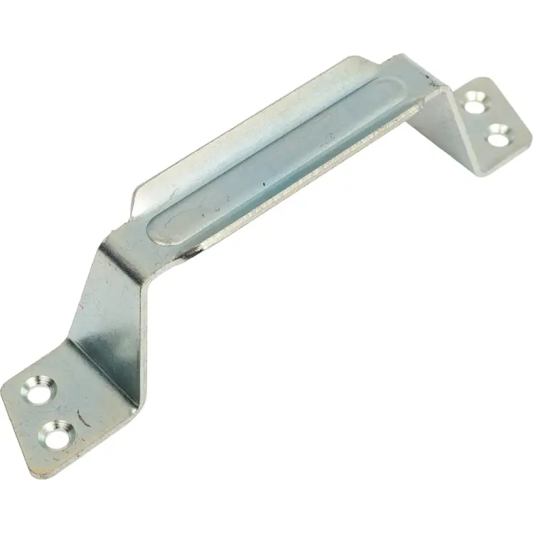 Оцинкованная дверная штампованная ручка-скоба РемоКолор 70-0-803