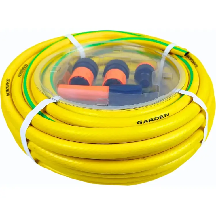 ПВХ поливочный трехслойный шланг НОВЭМ Гарден ПВХ поливочный трехслойный шланг НОВЭМ Гарден