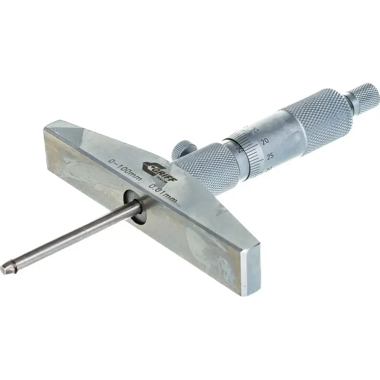 Микрометрический глубиномер GRIFF ГМ 100 D102009 Микрометрический глубиномер GRIFF ГМ 100 D102009