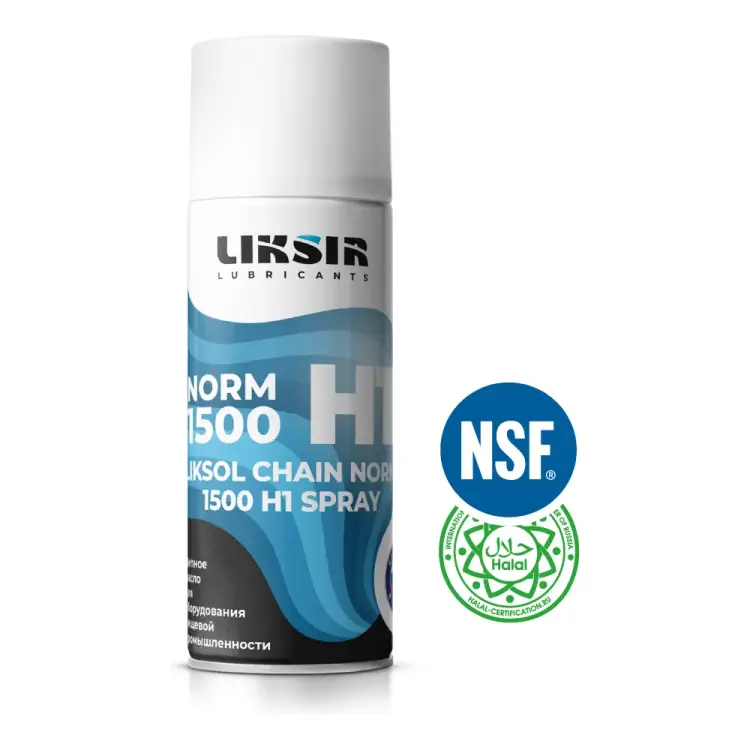 Цепное масло LIKSIR LIKSOL CHAIN NORM 1500 H1 Spray 500106