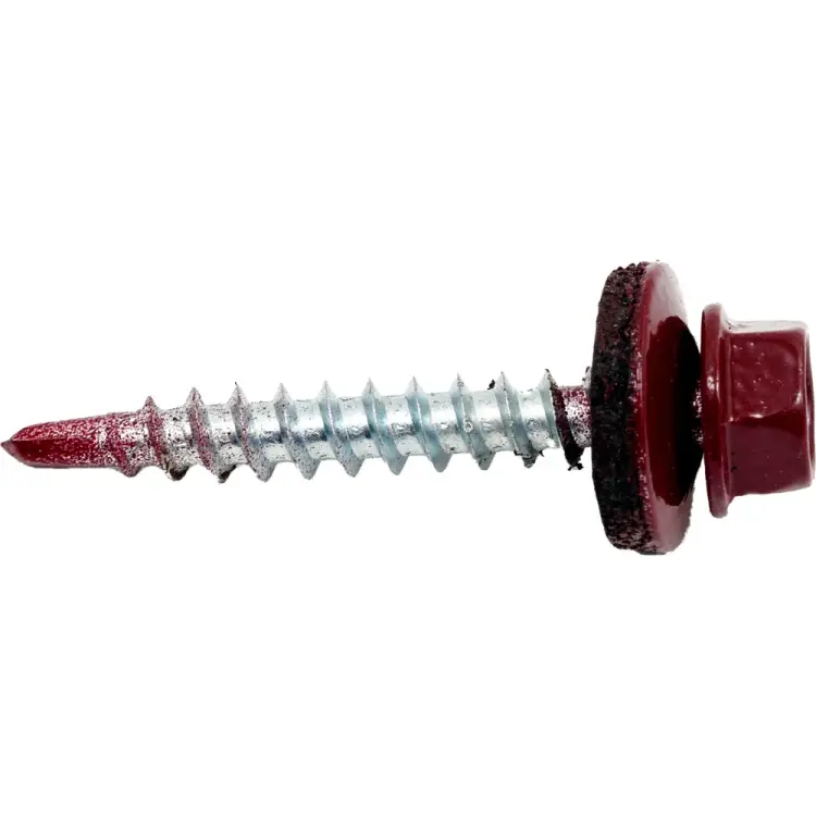 Кровельный саморез КРЕП-КОМП 4,8x35 RAL3005 красное вино 250 шт. ск353005кф