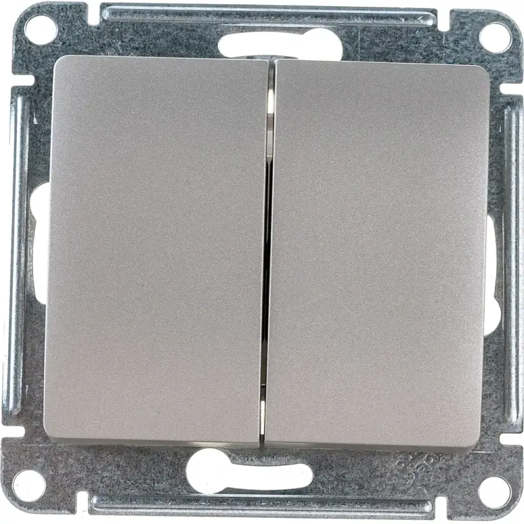 Двухклавишный механизм выключателя Systeme Electric GLOSSA GSL001251