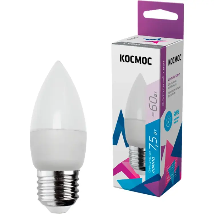 Лампа светодиодная КОСМОС Basic LkecLED7.5wCNE2765