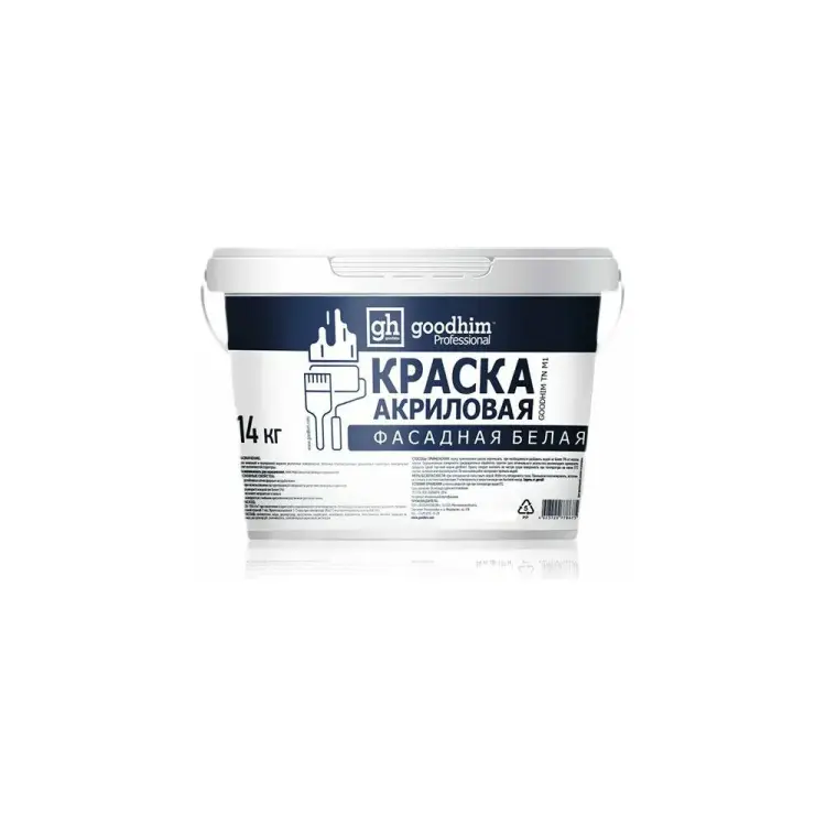 Фасадная акриловая краска Goodhim TN M1 78613 Фасадная акриловая краска Goodhim TN M1 78613