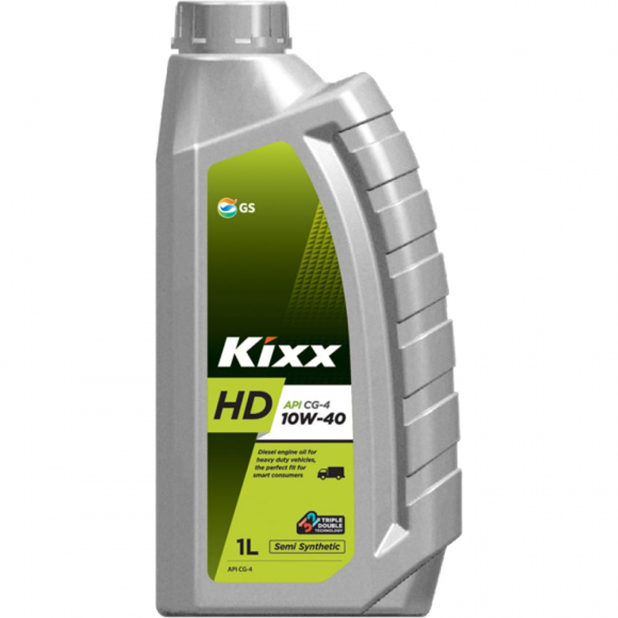 Полусинтетическое моторное масло для дизельных двигателей KIXX HD 10w-40 API CG-4