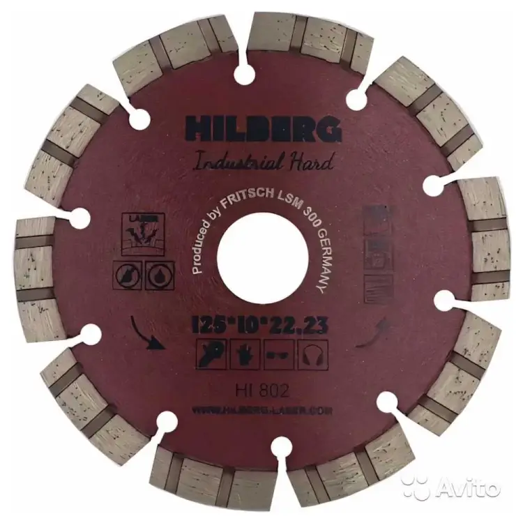 Отрезной алмазный диск Hilberg Industrial Hard HI802 Отрезной алмазный диск Hilberg Industrial Hard HI802