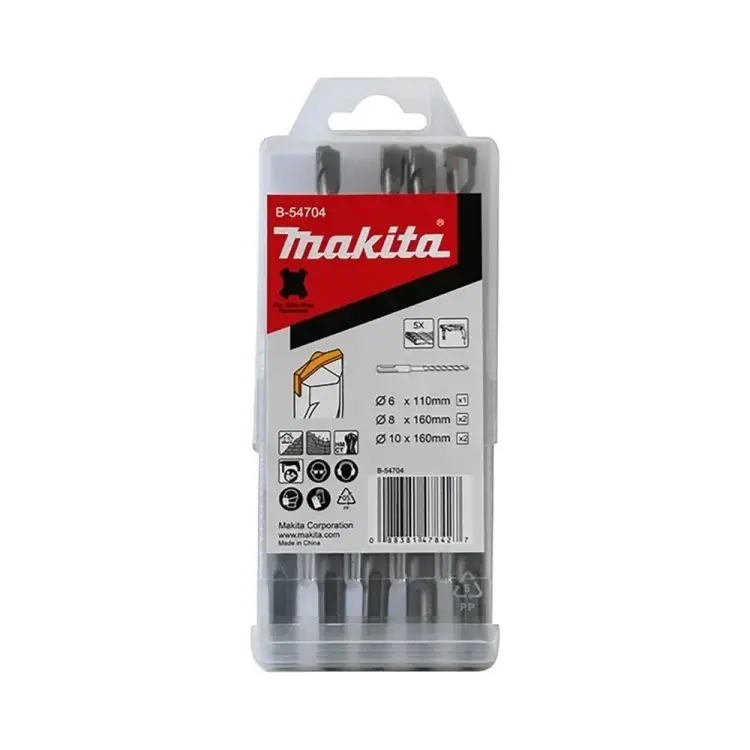 Набор буров sds-plus Makita Centering B-54704