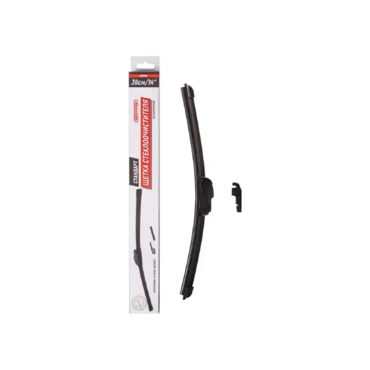 Бескаркасная щетка стеклоочистителя SKYWAY S02701017