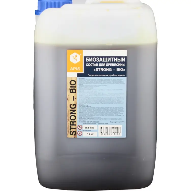 Биозащитный состав для древесины APIS Strong-bio 4665296512208