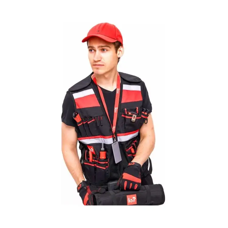 Универсальный регулируемый жилет монтажника Система КМ КМ-TOOLVESTBAG-23 Универсальный регулируемый жилет монтажника Система КМ КМ-TOOLVESTBAG-23
