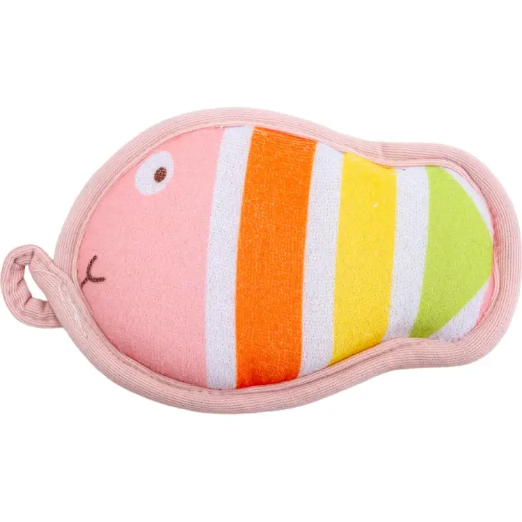 Мочалка МУЛЬТИДОМ Рыба-Полосатик VL90-15 Мочалка МУЛЬТИДОМ Рыба-Полосатик VL90-15