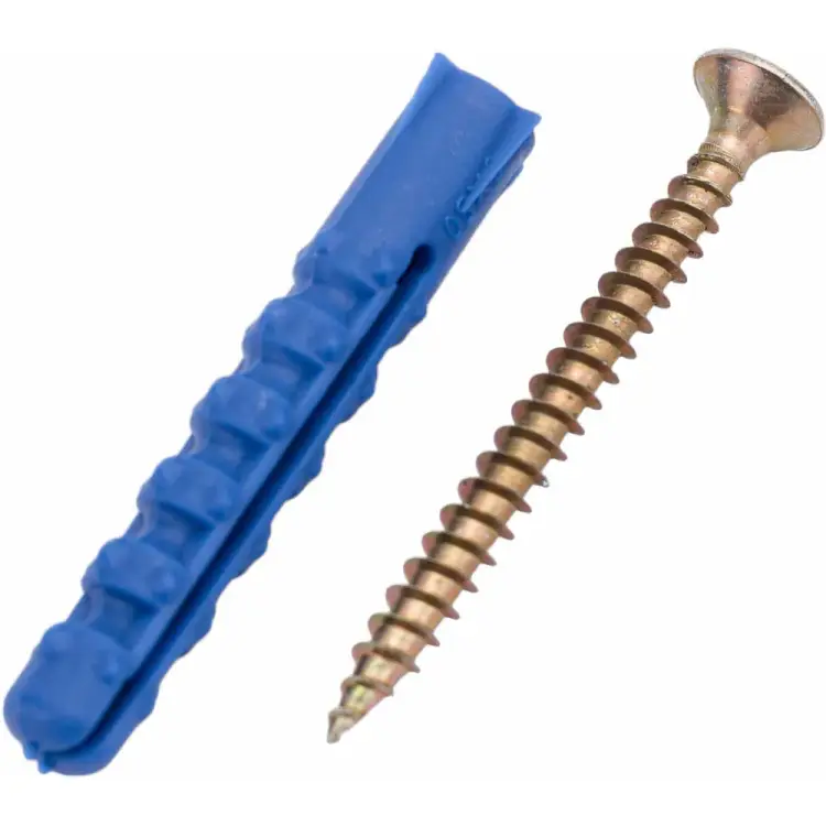 Набор крепления плинтусов качественный крепеж 8x50 (60 шт.) 0501099