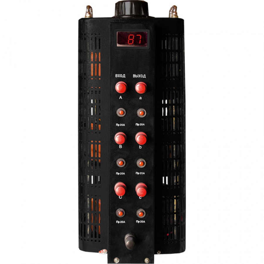 ЛАТР Энергия Black Series 3Ф TSGC2 6кВА 6А 0-300V цифр.