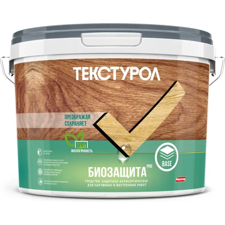 Универсальный грунт-антисептик для древесины ТЕКСТУРОЛ Биозащита PRO Лк-00005088